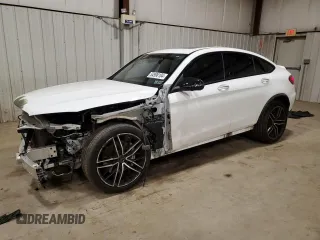2021 Mercedes-Benz GLC with VIN W1N0J6EB7MF946764, listed as a Copart auction lot 54998104 with 31,566 mi miles and Salvage Title. Bid and sale history available at carsss.com. Image 1.