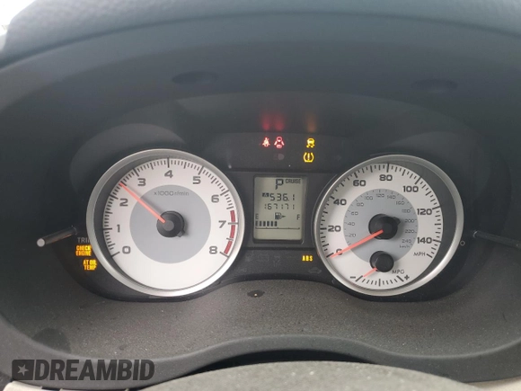 2012 Subaru Impreza Premium z VIN JF1GPAC61CH225006, wystawiony jako Copart lot #58039975 z przebiegiem 167 171 mil mil oraz Szkoda całkowita • Salvage title. Historia ofert i sprzedaży dostępna na DreamBid. Obrazek 9.