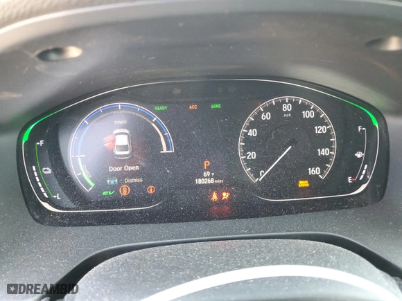 2019 Honda Insight EX with VIN 19XZE4F53KE017565, listed as a Copart auction lot 52827545 with 180,268 mi miles and Salvage Title. Bid and sale history available at carsss.com. Image 9.