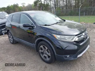 2017 Honda CR-V EX with VIN 2HKRW1H53HH505962, listed as a IAAI auction lot 41935506 with 142,244 mi miles. Bid and sale history available at carsss.com. Image 1.