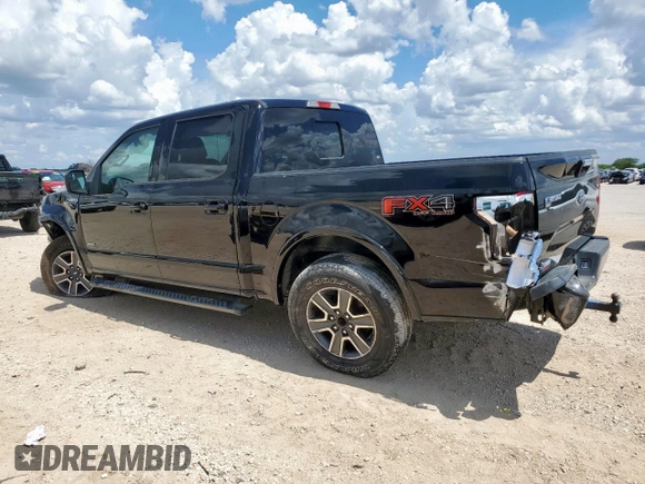 2016 Ford F-150 XLT with VIN 1FTEW1EP4GKF64457, listed as a Copart auction lot 62385065 with 95,770 mi miles and Salvage title. Bid and sale history available at DreamBid. Image 2.