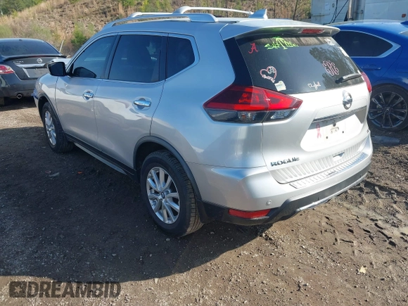 2020 Nissan Rogue SV with VIN JN8AT2MT7LW015645, listed as a IAAI auction lot 41931378 with 66,518 mi miles. Bid and sale history available at carsss.com. Image 3.