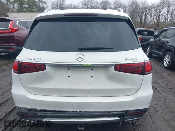 2021 Mercedes-Benz GLS 450 z VIN 4JGFF5KEXMA386713, wystawiony jako IAAI lot #41966263 z przebiegiem 63 039 mil mil oraz . Historia ofert i sprzedaży dostępna na DreamBid. Obrazek 16.