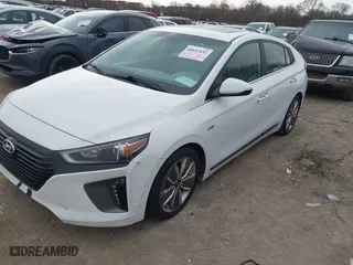 2018 Hyundai Ioniq Hybrid Limited with VIN KMHC85LC8JU092957, listed as a IAAI auction lot 41652652 with 94,943 mi miles. Bid and sale history available at carsss.com. Image 18.
