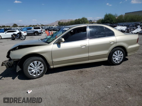 2001 Mitsubishi Galant ES z VIN 4A3AA46G41E110547, wystawiony jako Copart lot #70251704 z przebiegiem 147 187 mil mil oraz Szkoda całkowita • Salvage title. Historia ofert i sprzedaży dostępna na DreamBid. Obrazek 1.
