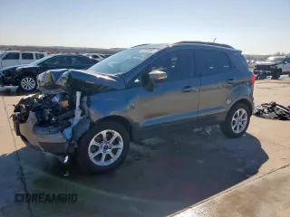 2021 Ford EcoSport SE with VIN MAJ3S2GE7MC406422, listed as a Copart auction lot 48410905 with 81,877 mi miles and Salvage Title. Bid and sale history available at carsss.com. Image 1.