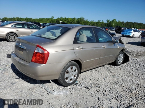 2006 Kia Spectra EX z VIN KNAFE121265353582, wystawiony jako Copart lot #52747635 z przebiegiem 99 087 mil mil oraz Szkoda całkowita • Salvage title. Historia ofert i sprzedaży dostępna na DreamBid. Obrazek 3.