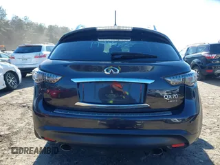 2017 Infiniti QX70 with VIN JN8CS1MU9HM140437, listed as a IAAI auction lot 41270542 with 72,312 mi miles. Bid and sale history available at carsss.com. Image 16.
