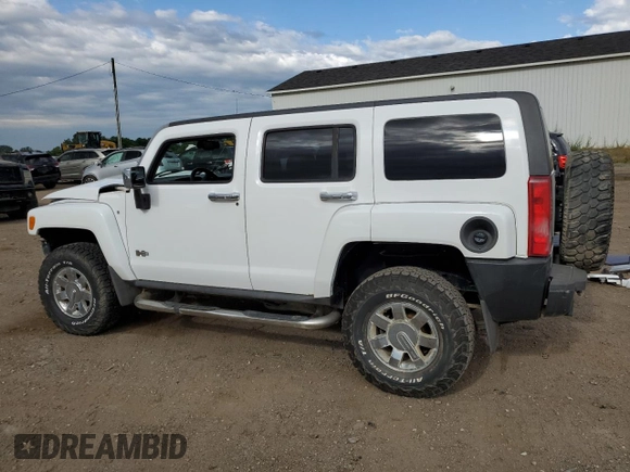 2008 Hummer H3 SUV with VIN 5GTEN13E088176685, listed as a Copart auction lot 58247064 with 186,426 mi miles and Salvage Title. Bid and sale history available at carsss.com. Image 2.
