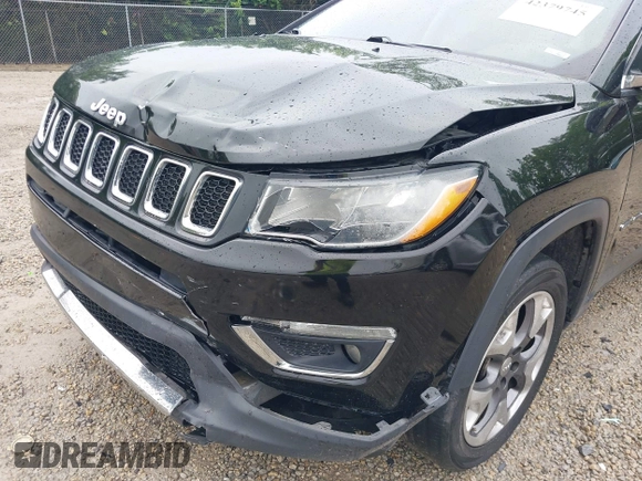 2020 Jeep Compass Limited with VIN 3C4NJDCB1LT233447, listed as a IAAI auction lot 42379745 with 48,314 mi miles and . Bid and sale history available at DreamBid. Image 6.