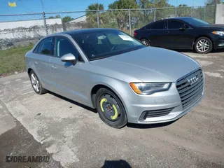 2015 Audi A3 1.8T Premium with VIN WAUACGFFXF1005724, listed as a IAAI auction lot 41745687 with 109,751 mi miles. Bid and sale history available at carsss.com. Image 1.