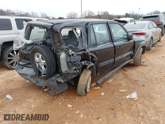 1998 Honda CR-V EX with VIN JHLRD186XWC085076, listed as a IAAI auction lot 41601344 with 264,810 mi miles. Bid and sale history available at carsss.com. Image 4.