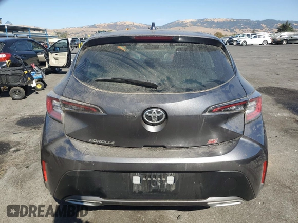 2022 Toyota Corolla Hatchback SE with VIN JTND4MBEXN3181602, listed as a Copart auction lot 74293524 with 41,025 mi miles and Salvage Title. Bid and sale history available at carsss.com. Image 6.