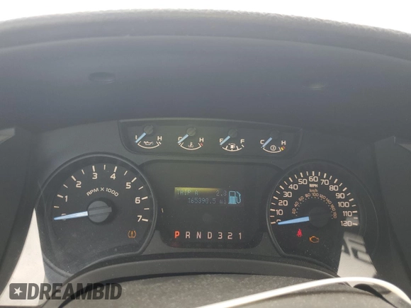 2012 Ford F-150 XL with VIN 1FTMF1CF6CFA96949, listed as a Copart auction lot 61405845 with 165,390 mi miles and Clean title. Bid and sale history available at DreamBid. Image 9.