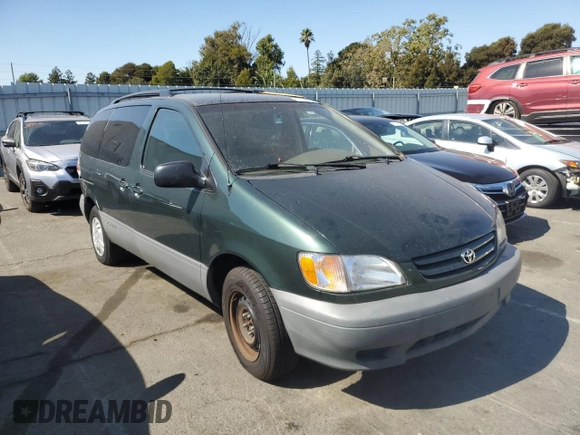 2003 Toyota Sienna LE with VIN 4T3ZF13C23U515454, listed as a Copart auction lot 72506484 with 130,208 mi miles and Salvage Title. Bid and sale history available at carsss.com. Image 4.