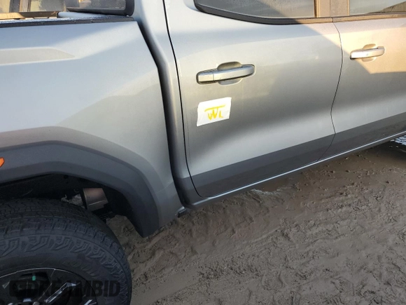 2024 GMC Canyon 2WD Elevation with VIN 1GTP5BEK8R1162746, listed as a Copart auction lot 74379554 with 2,873 mi miles and Non Repairable. Bid and sale history available at carsss.com. Image 12.