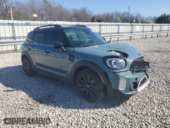 2024 MINI Countryman Cooper S with VIN WMZ83BR08R3S05750, listed as a Copart auction lot 47879955 with 20,456 mi miles and Salvage Title. Bid and sale history available at carsss.com. Image 4.