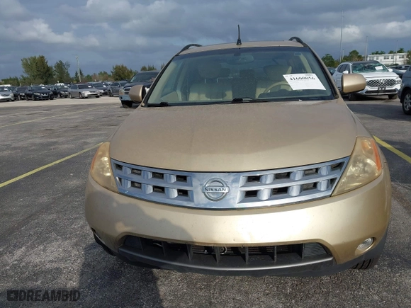 2004 Nissan Murano SL with VIN JN8AZ08T44W206681, listed as a IAAI auction lot 41600056 with 92,717 mi miles. Bid and sale history available at carsss.com. Image 6.