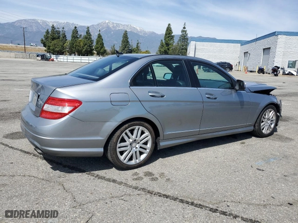 2009 Mercedes-Benz C-Class 3.0L Sport with VIN WDDGF54X49R081858, listed as a Copart auction lot 49999815 with 120,419 mi miles and Salvage Title. Bid and sale history available at carsss.com. Image 3.