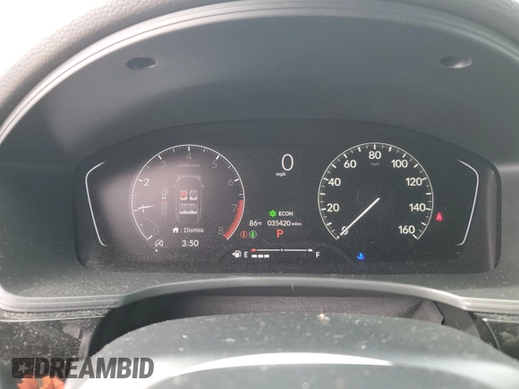 2022 Honda Civic Sport with VIN 2HGFE2F58NH542929, listed as a Copart auction lot 54201605 with 35,420 mi miles and Salvage Title. Bid and sale history available at carsss.com. Image 9.