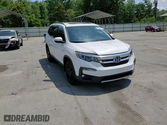 2022 Honda Pilot Special Edition with VIN 5FNYF6H28NB097712, listed as a Copart auction lot 57801695 with 27,992 mi miles and Salvage title. Bid and sale history available at DreamBid. Image 14.