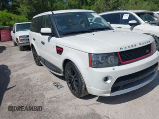 2010 Land Rover Range Rover Sport HSE LUX with VIN SALSK2D49AA232936, listed as a IAAI auction lot 41999922 with 147,036 mi miles. Bid and sale history available at carsss.com. Image 1.