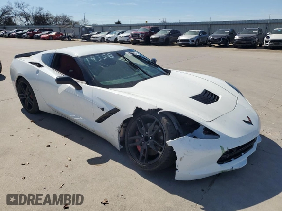 2016 Chevrolet Corvette Z51 2LT with VIN 1G1YK2D76G5123663, listed as a Copart auction lot 42316284 with 18,392 mi miles. Bid and sale history available at carsss.com. Image 4.