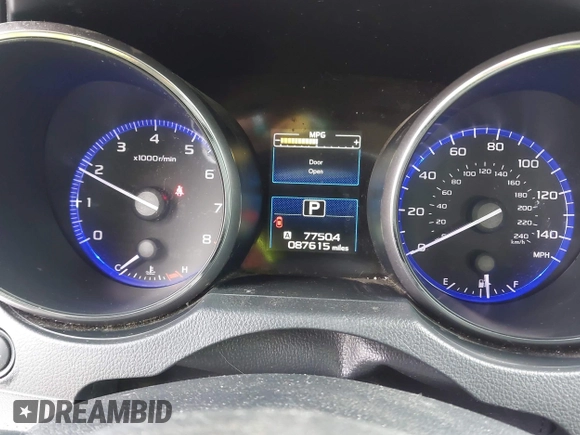 2018 Subaru Legacy Premium with VIN 4S3BNAC66J3003050, listed as a IAAI auction lot 42195022 with 87,615 mi miles and . Bid and sale history available at DreamBid. Image 7.