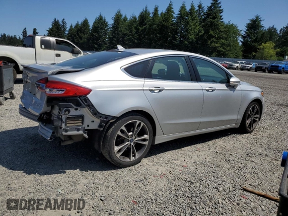 2019 Ford Fusion Titanium with VIN 3FA6P0K90KR271280, listed as a Copart auction lot 59572085 with 137,362 mi miles and Clean title. Bid and sale history available at DreamBid. Image 3.