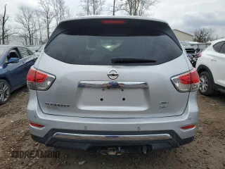 2014 Nissan Pathfinder S z VIN 5N1AR2MM5EC686489, wystawiony jako Copart lot #48663215 z przebiegiem 129 008 mil mil oraz Szkoda całkowita • Salvage title. Historia ofert i sprzedaży dostępna na DreamBid. Obrazek 6.