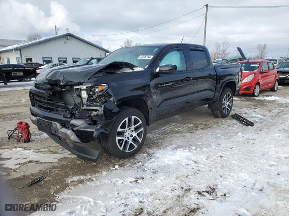 2023 Chevrolet Colorado 4WD Z71 with VIN 1GCPTDEK1P1261018, listed as a Copart auction lot 87478284 with 0 mi miles and Salvage Title. Bid and sale history available at carsss.com. Image 1.