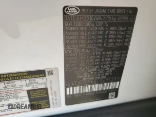 2020 Land Rover Discovery Landmark Edition with VIN SALRU2RV9L2435297, listed as a Copart auction lot 81556704 with 59,198 mi miles and Salvage Title. Bid and sale history available at carsss.com. Image 13.