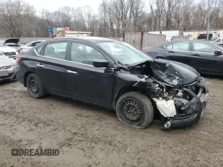 2013 Nissan Sentra FE+ S with VIN 3N1AB7AP6DL691226, listed as a Copart auction lot 46814625 with 73,650 mi miles and Salvage Title. Bid and sale history available at DreamBid. Image 4.