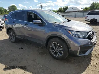 2021 Honda CR-V EX with VIN 7FARW2H54ME005425, listed as a Copart auction lot 57389684 with 0 mi miles and Salvage Title. Bid and sale history available at carsss.com. Image 4.