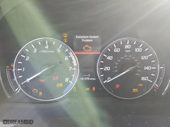 2014 Acura RLX Tech Pkg with VIN JH4KC1F54EC000791, listed as a Copart auction lot 83518544 with 151,975 mi miles and Salvage Title. Bid and sale history available at carsss.com. Image 9.