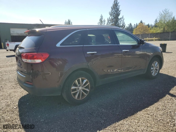 2017 Kia Sorento L with VIN 5XYPG4A31HG258365, listed as a Copart auction lot 53057195 with 112,654 mi miles and Clean Title. Bid and sale history available at carsss.com. Image 3.