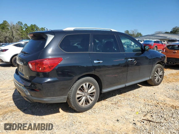 2018 Nissan Pathfinder SL with VIN 5N1DR2MN1JC615046, listed as a Copart auction lot 46695395 with 161,113 mi miles and Salvage Title. Bid and sale history available at DreamBid. Image 3.