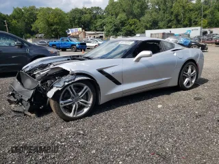 2017 Chevrolet Corvette 3LT with VIN 1G1YF2D73H5110715, listed as a Copart auction lot 79644404 with 15,672 mi miles and Salvage Title. Bid and sale history available at carsss.com. Image 1.