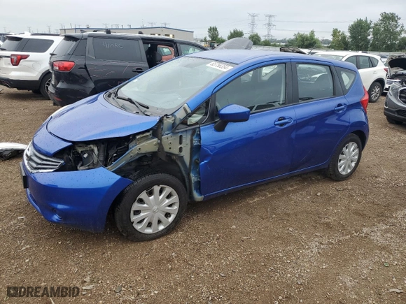 2015 Nissan Versa Note SV with VIN 3N1CE2CP0FL379194, listed as a Copart auction lot 65756354 with 125,789 mi miles and Salvage Title. Bid and sale history available at carsss.com. Image 1.