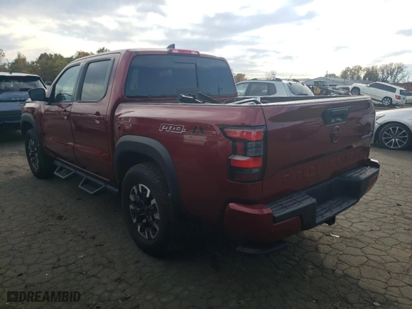 2023 Nissan Frontier SV with VIN 1N6ED1EK6PN638144, listed as a Copart auction lot 76092204 with 6,523 mi miles and Salvage Title. Bid and sale history available at carsss.com. Image 2.