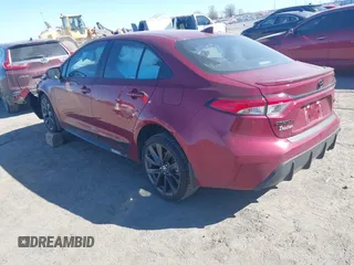 2024 Toyota Corolla SE with VIN 5YFS4MCEXRP217005, listed as a IAAI auction lot 41621895 with 4,177 mi miles and . Bid and sale history available at DreamBid. Image 3.