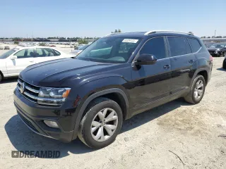 2019 Volkswagen Atlas SE with VIN 1V2WR2CA6KC575087, listed as a Copart auction lot 64336105 with 202,501 mi miles and Clean title. Bid and sale history available at DreamBid. Image 1.