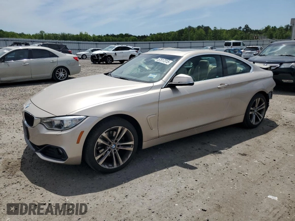 2016 BMW 4 Series 428i z VIN WBA3N3C58GF713076, wystawiony jako Copart lot #57517315 z przebiegiem 38 073 mil mil oraz Szkoda całkowita • Salvage title. Historia ofert i sprzedaży dostępna na DreamBid. Obrazek 1.