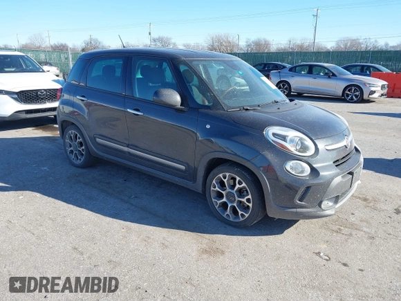 2014 FIAT 500L Trekking with VIN ZFBCFADH4EZ017858, listed as a IAAI auction lot 41313202 with 190,725 mi miles and . Bid and sale history available at DreamBid. Image 1.