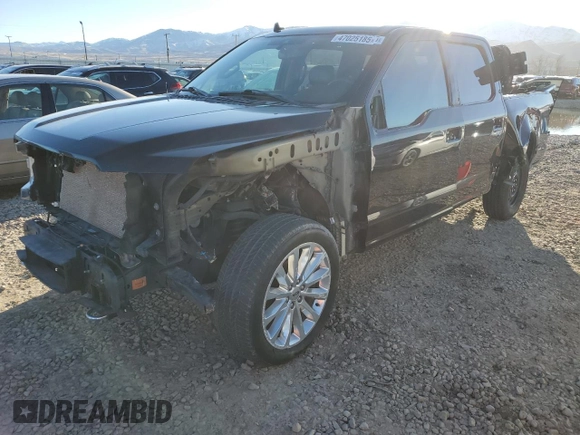 2020 Ford F-150 XL with VIN 1FTEW1E41LKE62520, listed as a Copart auction lot 47025185 with 165,317 mi miles and Salvage Title. Bid and sale history available at carsss.com. Image 1.