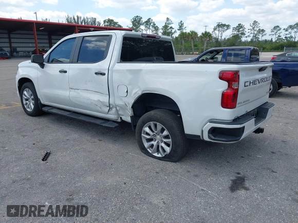 2022 Chevrolet Silverado 1500 Custom with VIN 3GCPABEK0NG596246, listed as a IAAI auction lot 41798415 with 47,421 mi miles and . Bid and sale history available at DreamBid. Image 3.