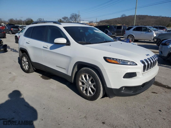 2017 Jeep Cherokee Latitude with VIN 1C4PJLCB5HW616909, listed as a Copart auction lot 87090454 with 30,814 mi miles and Salvage Title. Bid and sale history available at carsss.com. Image 4.