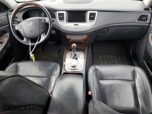 2009 Hyundai Genesis with VIN KMHGC46F69U051965, listed as a Copart auction lot 75108944 with 191,701 mi miles and Clean Title. Bid and sale history available at carsss.com. Image 8.