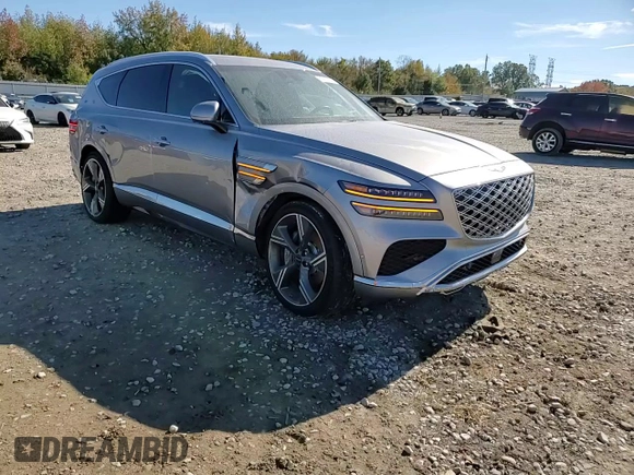 2025 Genesis GV80 Prestige with VIN KMUHEESC2SU213789, listed as a Copart auction lot 80718504 with 6,644 mi miles and Salvage Title. Bid and sale history available at DreamBid. Image 11.