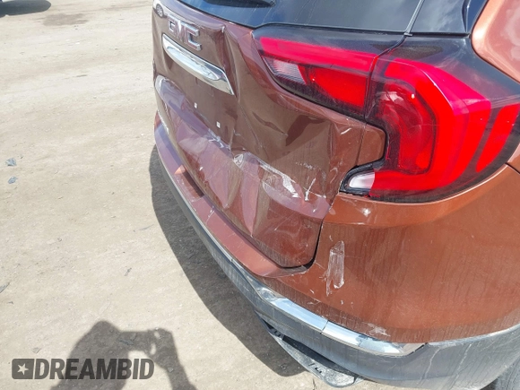 2019 GMC Terrain SLT with VIN 3GKALPEV0KL316498, listed as a IAAI auction lot 41878713 with 93,750 mi miles. Bid and sale history available at carsss.com. Image 6.